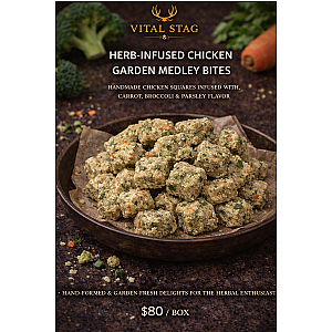 Herb-Infused Chicken Garden Medley Bites