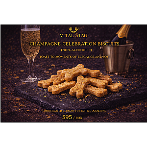 Champagne Celebration Biscuits (Non-Alcoholic)